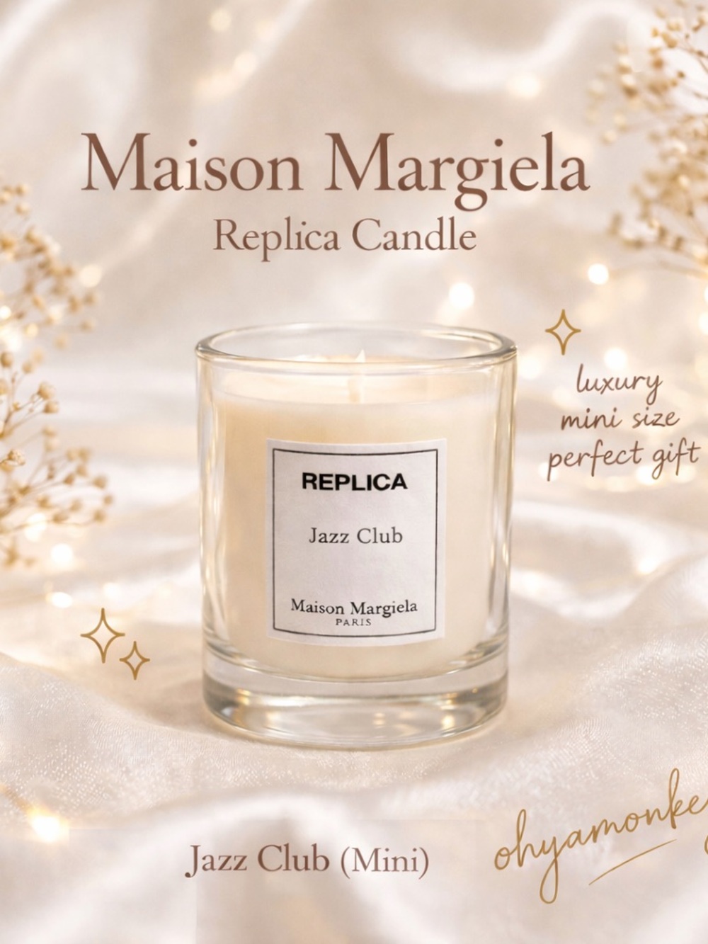 Maison Margiela Replica "Jazz Club" Mini Candle 1.23oz